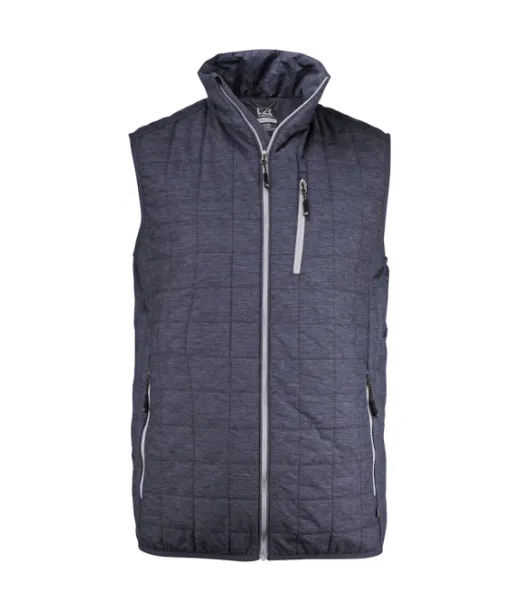 Cutter & Buck Rainier Vest Men's Meleerattu Antrasiitti/sininen