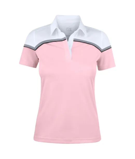 Cutter & Buck Seabeck Polo Ladies Pink / White