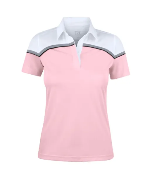 Cutter & Buck Seabeck Polo Ladies Pinkki/valkoinen