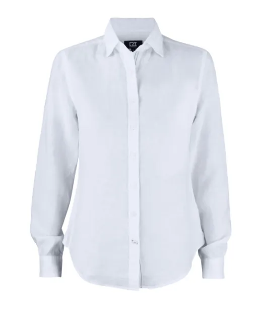 Cutter & Buck Summerland Linen Shirt Ladies Valkoinen
