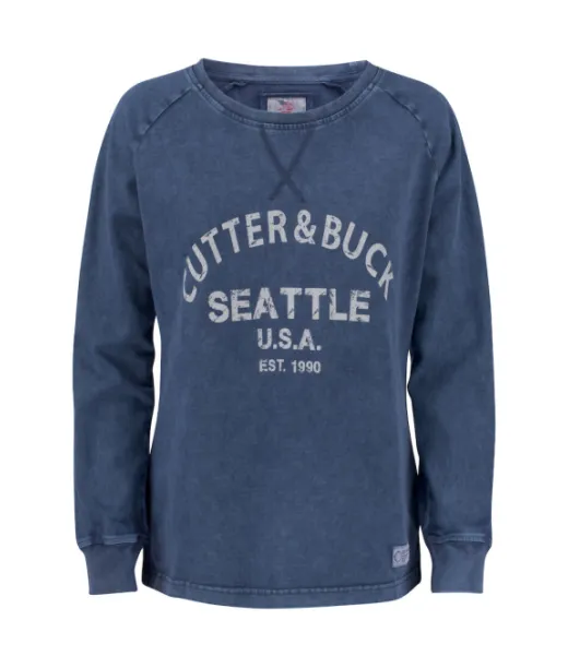 Cutter & Buck Thorp Denim Crew Ladies