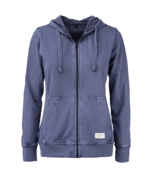 Cutter & Buck Thorp Denim Hood Fz Ladies Denim Sininen