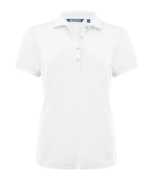 Cutter & Buck Virtue Eco Polo Solid Ladies Valkoinen