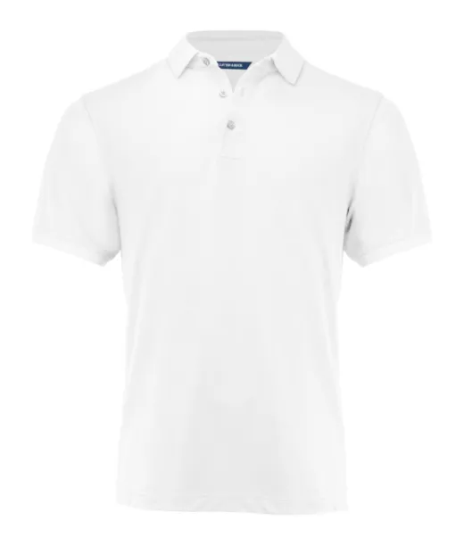 Cutter & Buck Virtue Eco Polo Solid Men Valkoinen