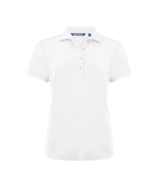 Cutter & Buck Virtue Polo Solid Ladies Valkoinen
