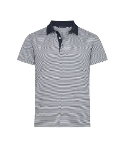 Cutter & Buck Virtue Polo Stripes Men Tummansininen
