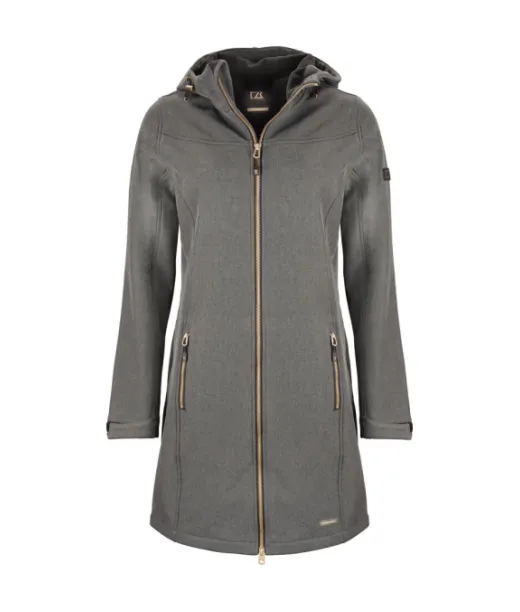 Cutter & Buck Whittier Jacket Ladies Meleerattu Antrasiitti