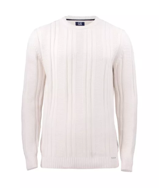 Cutterandbuck Elliot Bay Sweater Off White