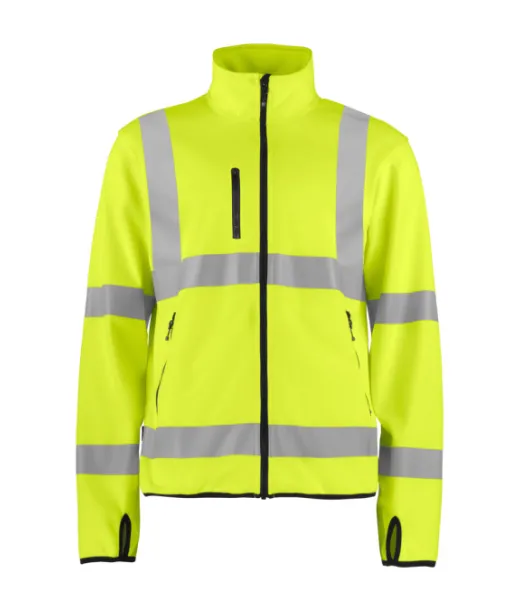 Projob 6105 Kevyt Softshelltakki En Iso 20471 Luokka 3 Keltainen / Musta