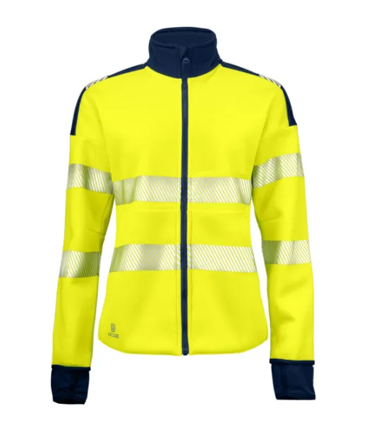 Projob 6111 Naisten Collegepaita En Iso 20471 Luokka 3/2 Keltainen / Sininen