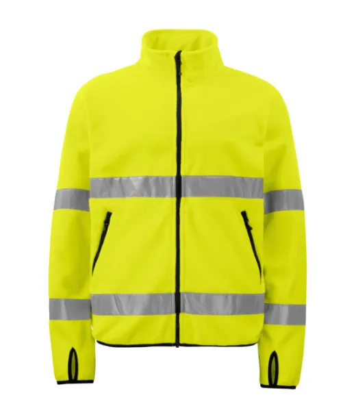 Projob 6327 Fleecetakki En Iso 20471 Luokka 3 Keltainen / Musta