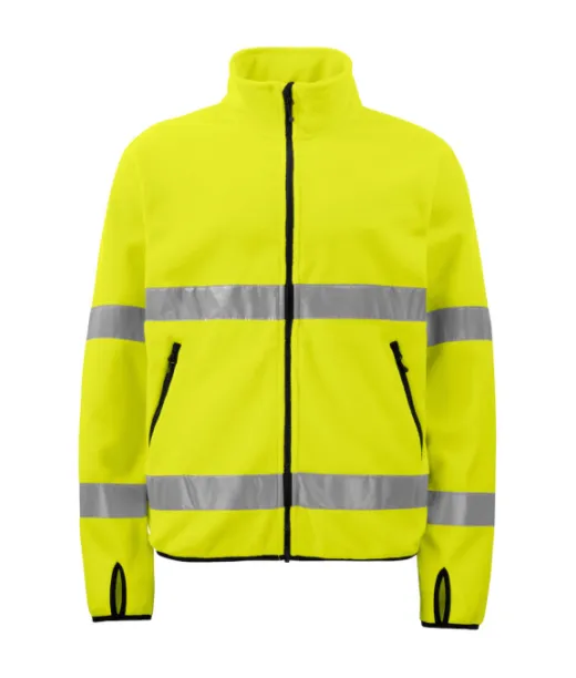 Projob 6327 Fleecetakki En Iso 20471 Luokka 3 Keltainen/musta