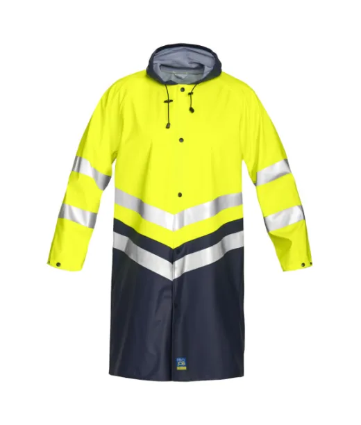 Projob 6403 Sadetakki En Iso 20471 Luokka 3 Keltainen/tummansininen