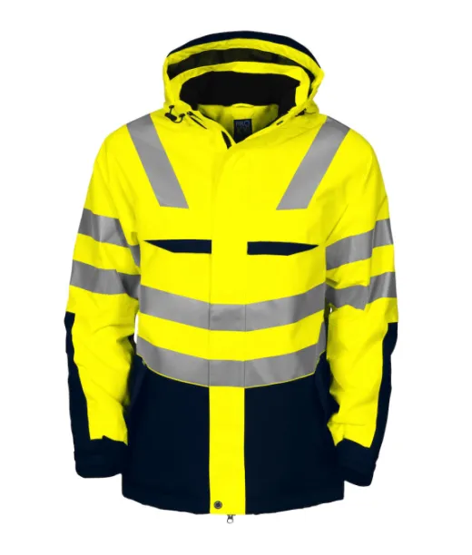 Projob 6418 Takki En Iso 20471 Luokka 3 Keltainen/tummansininen