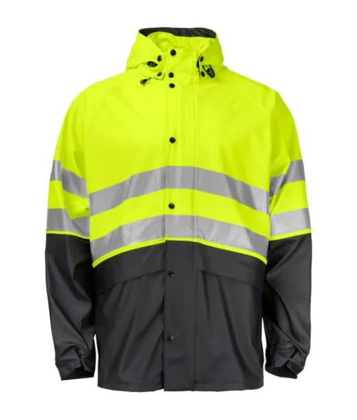 Projob 6431 Lyhyt Sadetakki En Iso 20471 Luokka 3/2 Keltainen / Musta