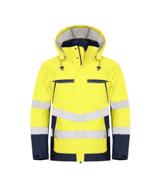 Projob 6440 Tekninen Takki En Iso 20471 Luokka 3 Keltainen / Sininen
