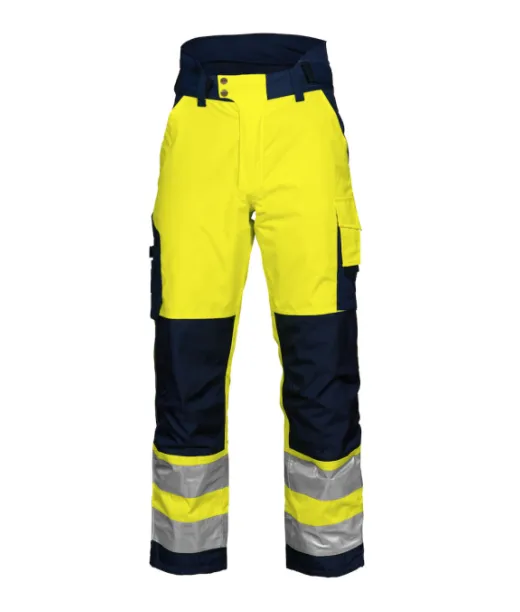 Projob 6514 Toppahousut En Iso 20471 Luokka 2 Keltainen/tummansininen