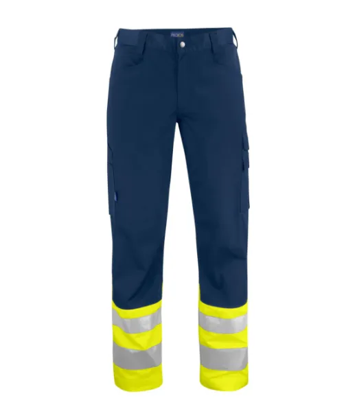 Projob 6533 Huomioreisitaskuhousut En Iso 20471 Luokka 1 Keltainen / Sininen