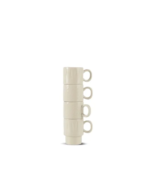 Sagaform Coffee & More Espressomuki 4-kpl, Beige