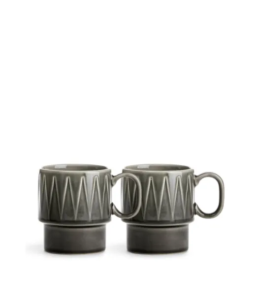 Sagaform Coffee & More Kahvimuki 2 Kpl, Harmaa