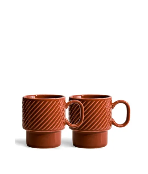 Sagaform Coffee & More Kahvimuki 2 Kpl, Terracotta