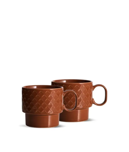 Sagaform Coffee & More Teemuki 2 Kpl, Terrakotta