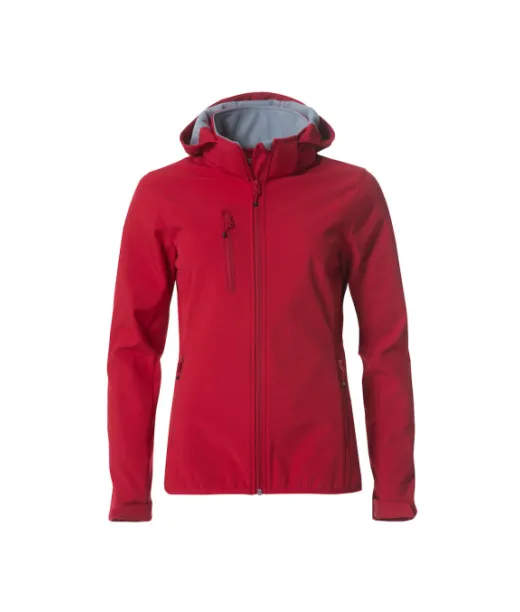 Special Assortment Eco Hoody Softshell Jacket Women Punainen
