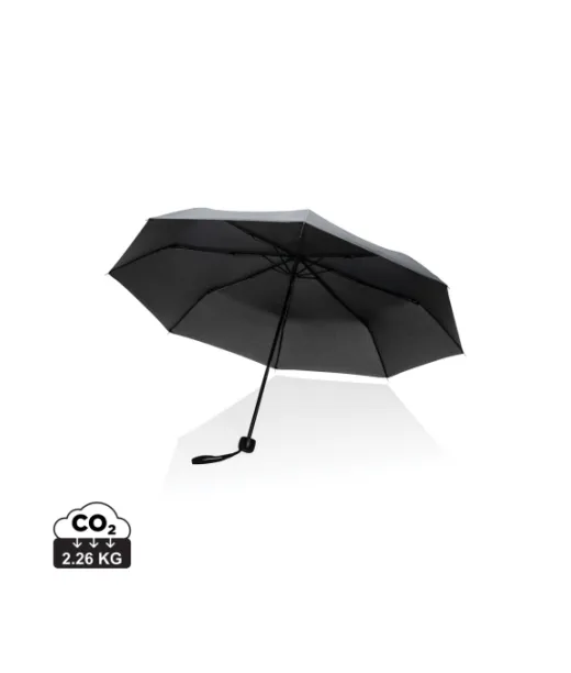 20.5" Impact Aware™ Rpet190t Minisateenvarjo Musta