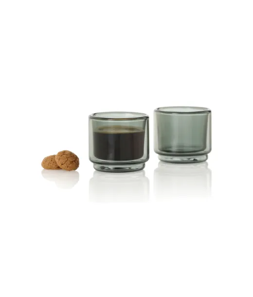 Adhoc Impact -espressomuki 45 Ml, 2 Kpl:n Sarja Läpinäkyvä