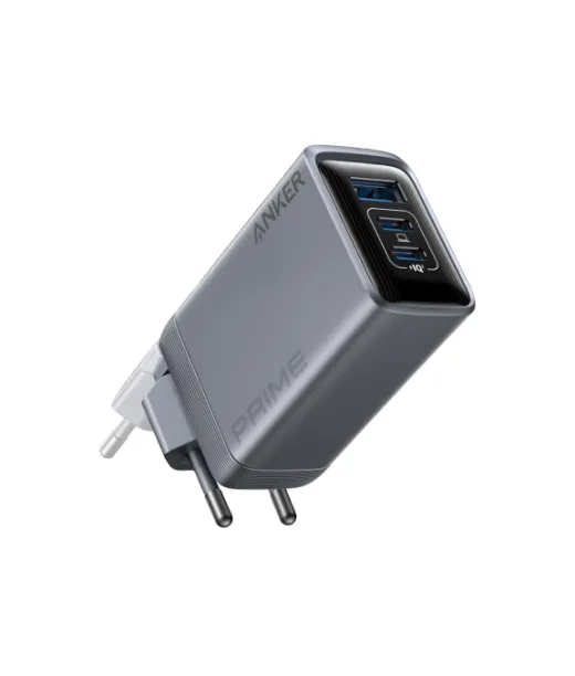 Anker Prime -laturi (100 W, 3 Porttia, Gan) Harmaa