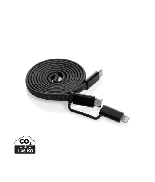 Arc Rcs-kierrätetty 60 W 2-in-1 Magneettinen Kaapeli Musta