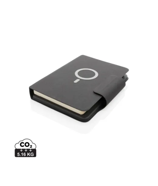 Arctic Magnetic A5-muistikirja 10w Langattomalla Latauksella Musta