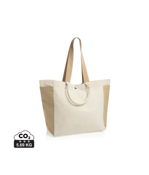 Beau Aware™ 400 G/m² Rcanvas -monikäyttöinen Ostoskassi Luonnonvalkoinen
