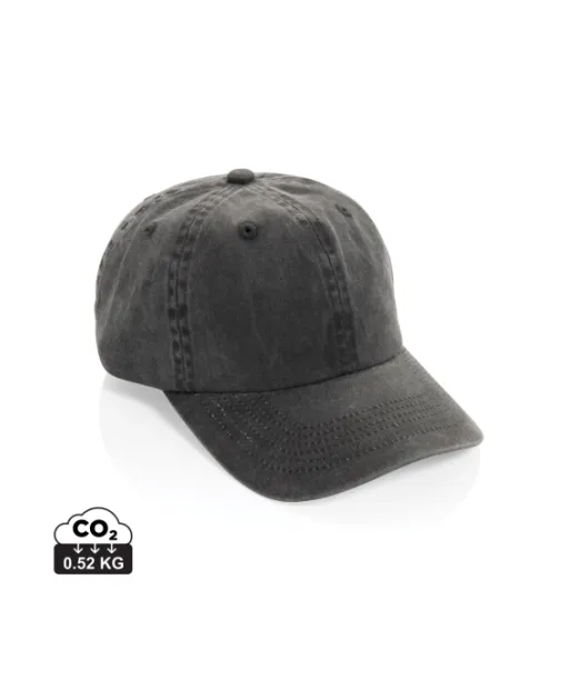 Beau Aware™ 6-osainen 270 G/m²:n Puuvillatwill-lippalakki Musta