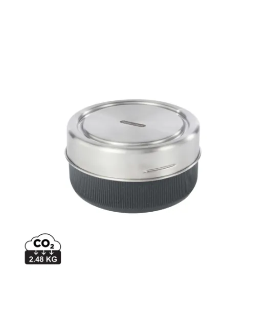Black+blum Lasinen Lounaskulho 750ml Hopeanvärinen