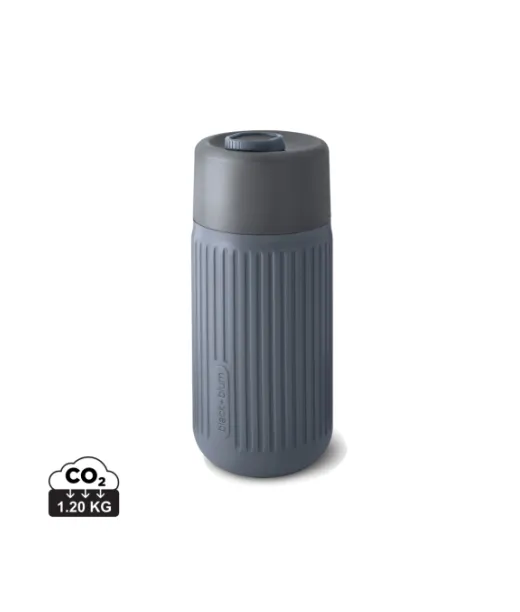 Black+blum Lasinen Matkakuppi 340 Ml Harmaa