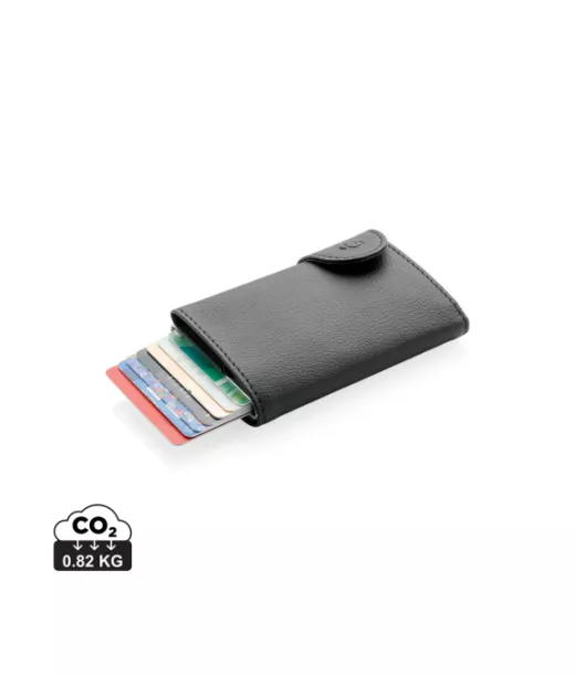 C-secure Rfid -korttikotelo & -lompakko Musta, Hopeanvärinen