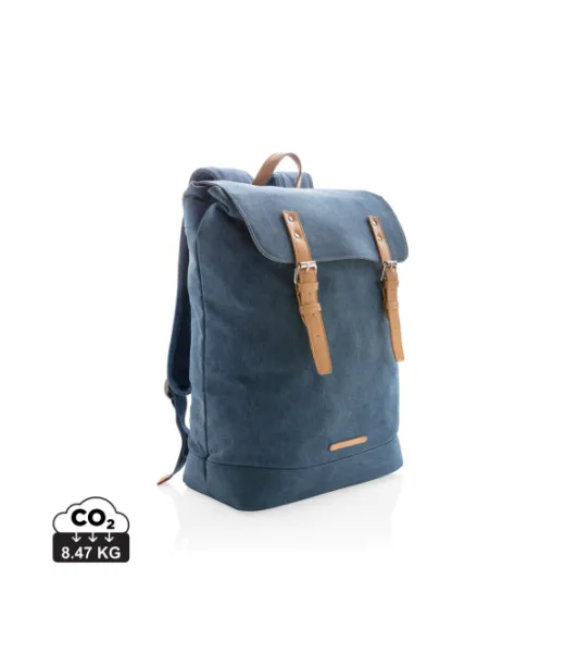 Canvas-laptopreppu – Pvc-vapaa Sininen