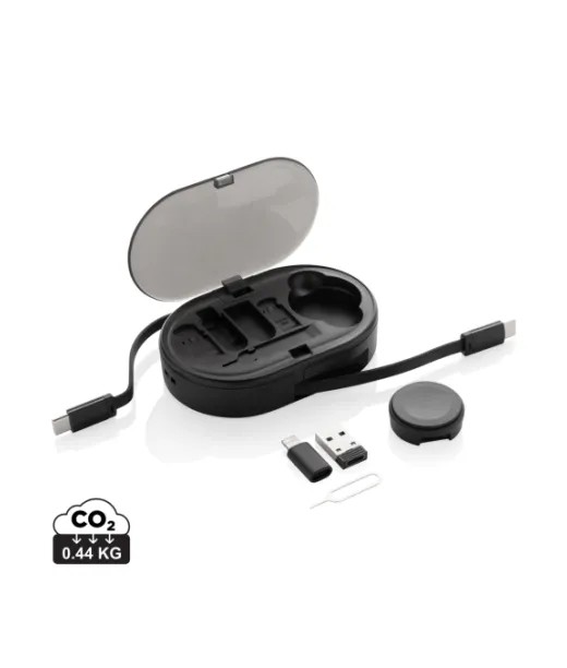 Chargevix Rcs -kierrätysmuovinen 60 W Lataussetti Musta