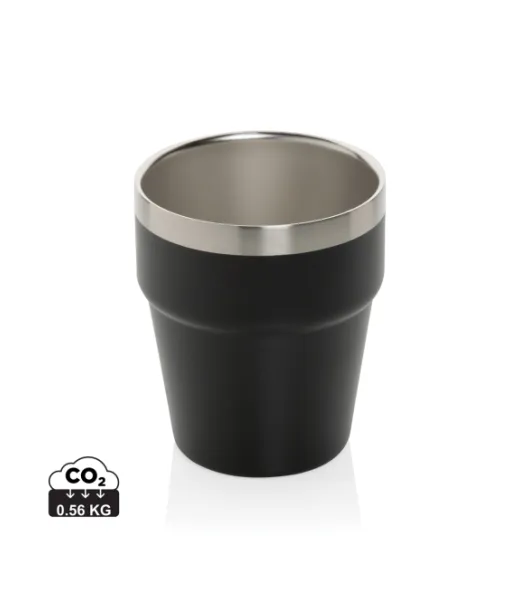 Clark Rcs Tuplaseinäinen Kahvimuki 300ml Musta