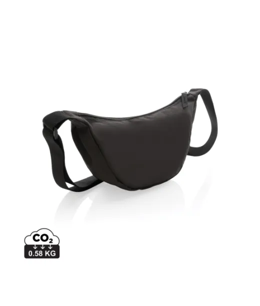 Crescent Aware™ Rpet Puolikuun Muotoinen Crossbody -laukku Musta