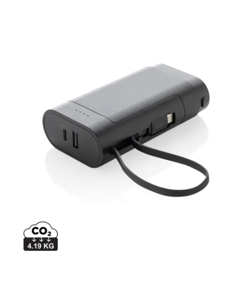 Cyclecell 10.000 Mah Irrotettava Varavirtalähde Musta