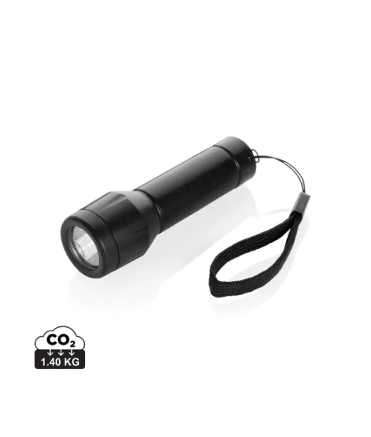 Flara Rcs -kierrätysmuovinen Usb-ladattava Taskulamppu Musta