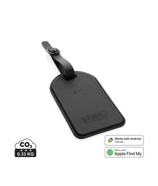 Globefind Dual Rcs -älykäs Matkatavaralappu Musta