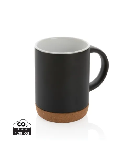 Keraaminen Muki Korkkipohjalla 280ml Musta