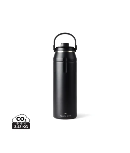 Nordic Drift Trail Rcs -eristetty Urheilujuomapullo 940 Ml Musta