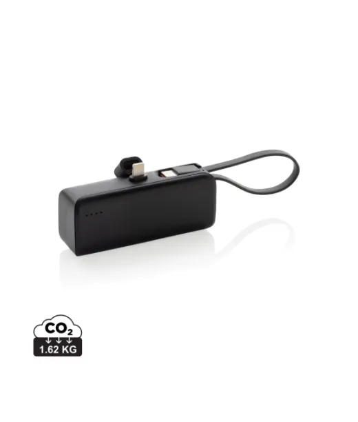 Powerlink Rcs 3000 Mah Virtapankki Ios-liittimellä Musta