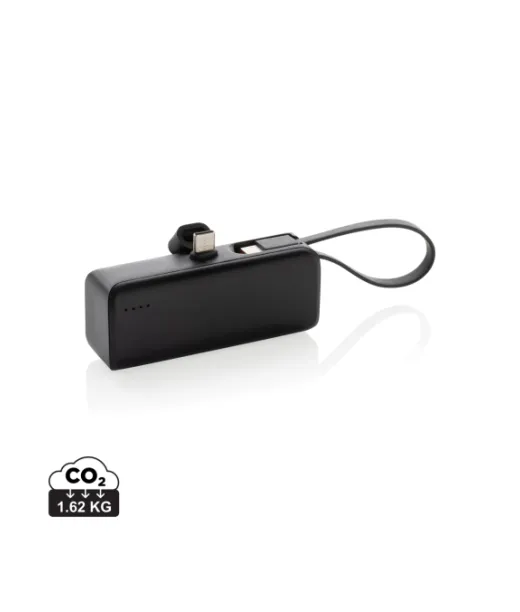 Powerlink Rcs 3000mah Virtapankki Usb-c:llä Muovista Musta