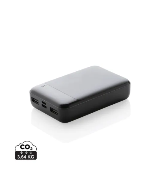 Rcs 10000mah Virtapankki Kierrätetystä Muovista Musta