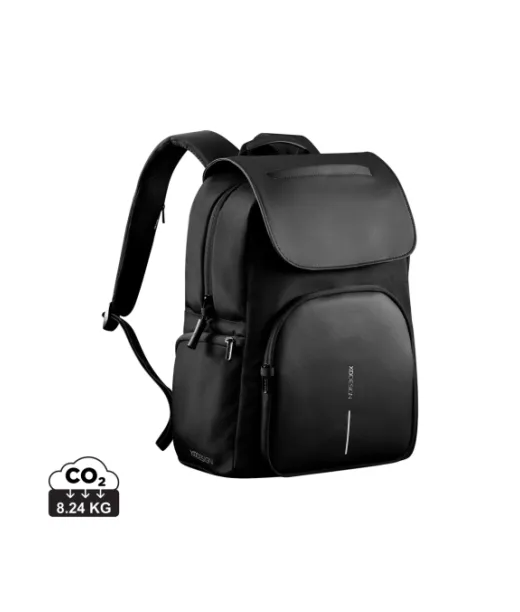 Soft Daypack -reppu Musta, Harmaa